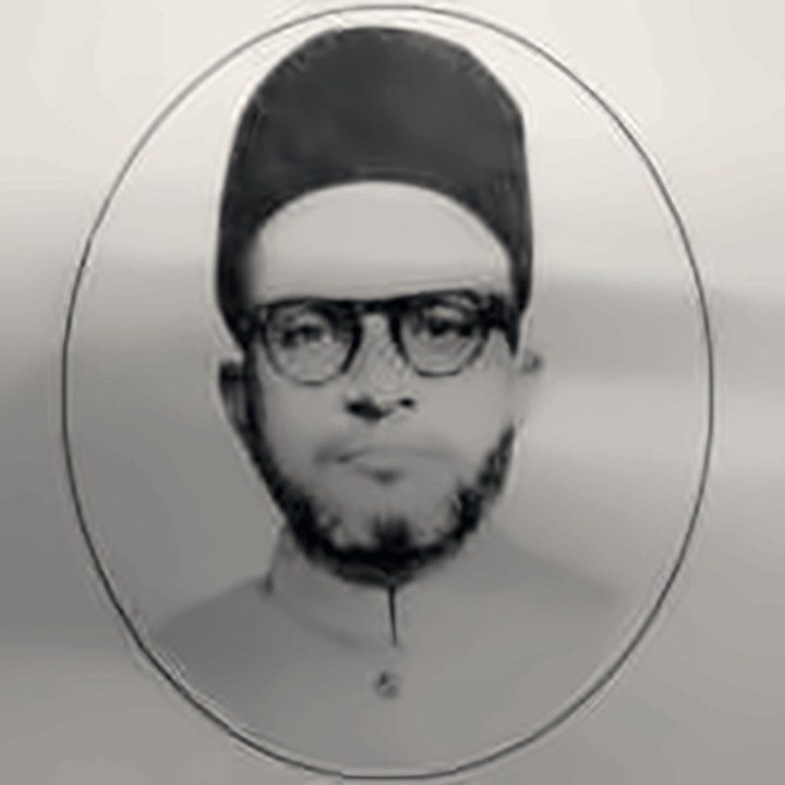Portrait of S. V. Mir Ahmed Ali Sahib, founder of the Husainy Trust