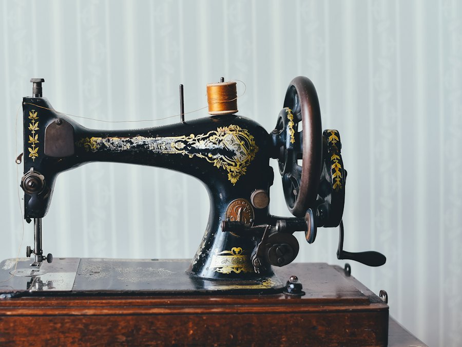 A sewing machine